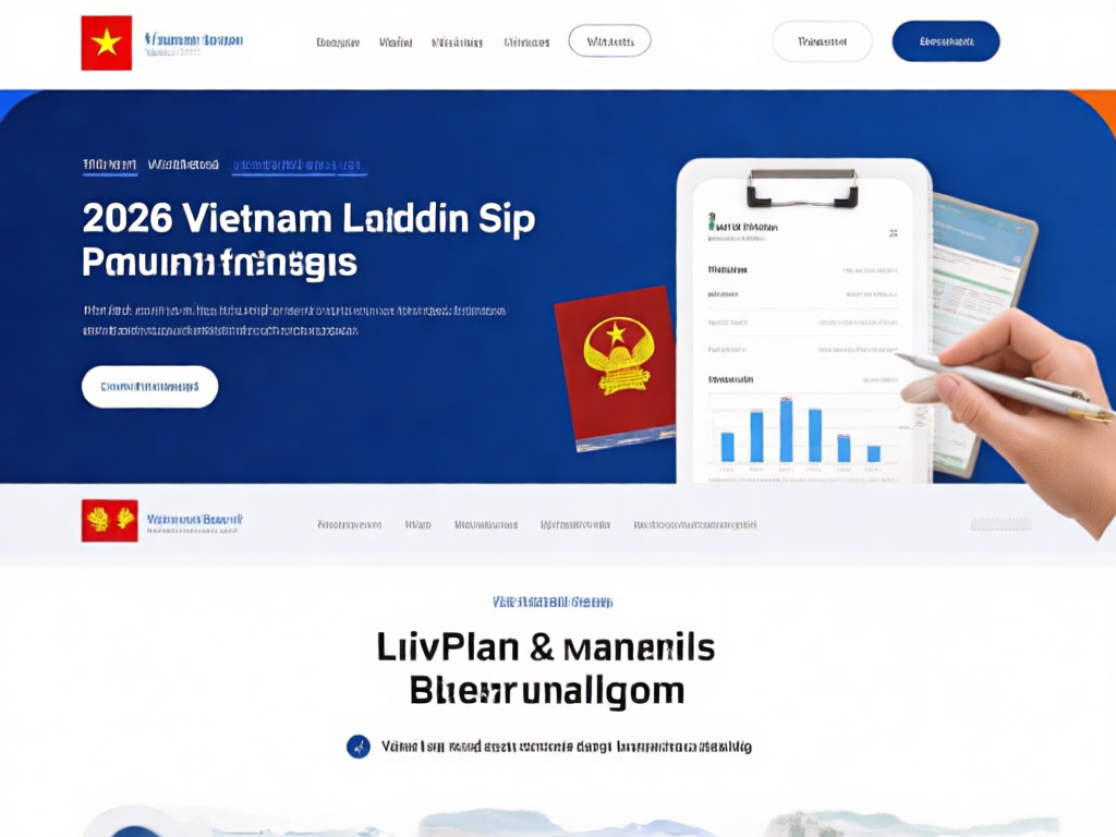 越南签证申请材料准备示意图